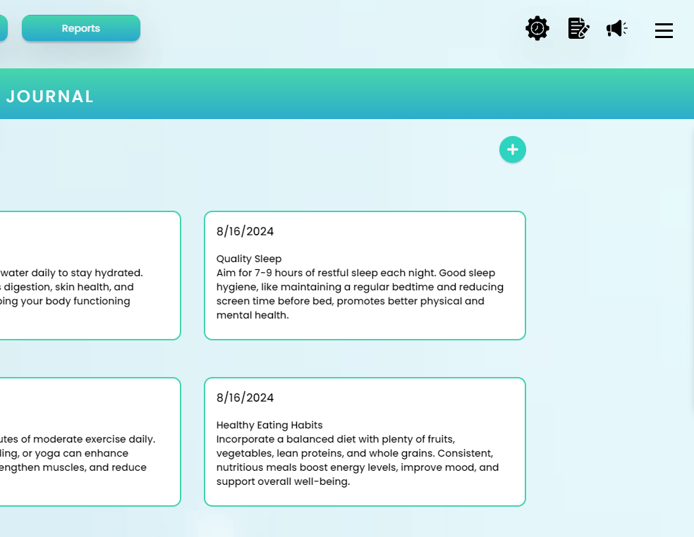 Journal Interface